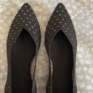 Rothys size 10 points Ivory Dot